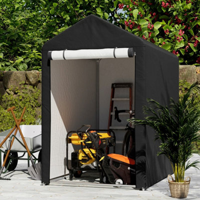 3Ft X 5Ft Outdoor Garden Shelter Tools Store House Bicycle Tent Bike Log Shed from B&Q
