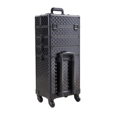  - 4 In 1 Make-Up Beauty Cosmetic Case Trolley Vanity Drawers Hairdressing Storage