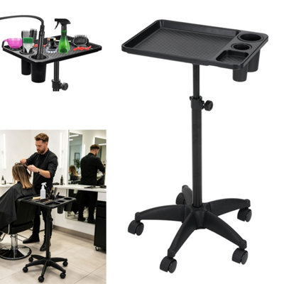 Salon Spa Instrument Tray Beauty Tattoo Rolling Trolley Cart Work Station Wheels from B&Q