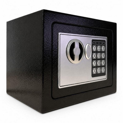 Digital Safe Lock Box Electronic Battery Powered Quality Robust 170X230X170mm from B&Q