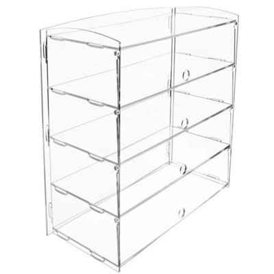 4 Tier Acrylic Pastry Display Cabinet For CakesDonuts & Cupcakes