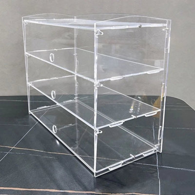3 Tier Acrylic Pastry Display Cabinet For CakesDonuts & Cupcakes