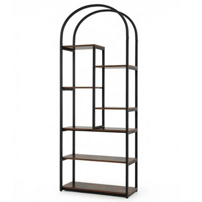  - Freestanding Tall Display Rack Storage Shelving Unit