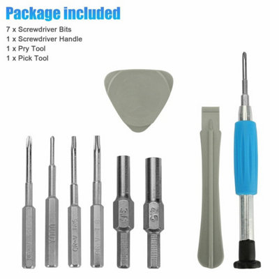 Triwing Screwdriver Repair Tools Kit Set For Ns Nintendo Switch 3Ds Gameboy from B&Q