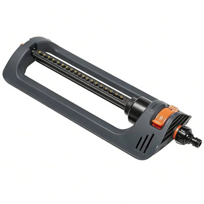 Oscillating Lawn Sprinkler -Garden Irrigation Sprayer Adjustable Water Grass from B&Q
