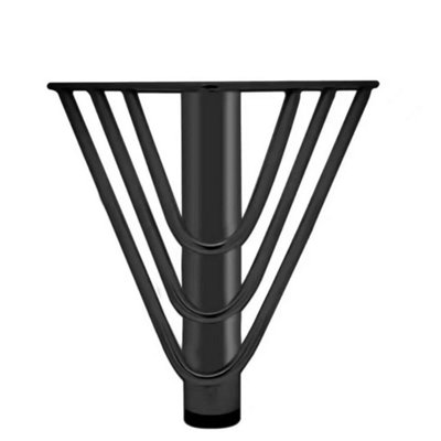 15Cm 4X Heavy Duty Metal Furniture Leg Feet Chair Cabinet Bed Sofa Hairpin Support from B&Q