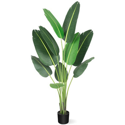  - Artificial Banana Tree Realistic Potted Fake Plant Home Office 60 In