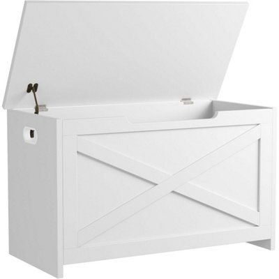 Storage Chest Wooden Bench With Safety Hinge Shoe Bench