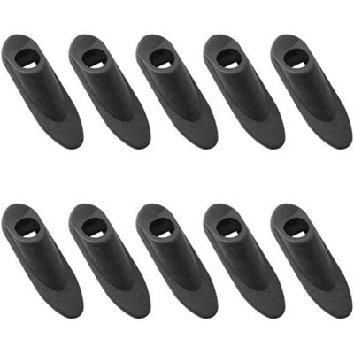 10Pcs Bike Cable Tube Buckle Frame Embedded Brake Shifter Line Clip Black from B&Q