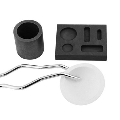 Graphite Crucible Tongs Smelting Bowl Furnace Casting Foundry Melting Tool Kits from B&Q