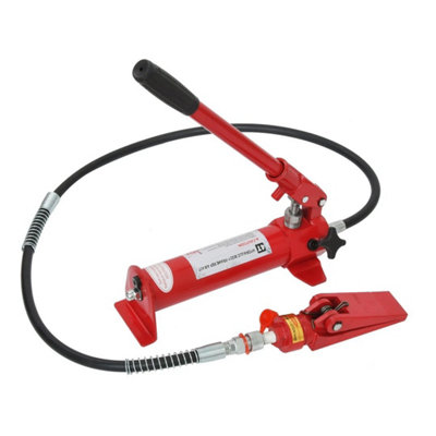  - 4 Ton Hydraulic Porta Power Jack Air Pump Lift Ram Auto Body Frame Repair Kits