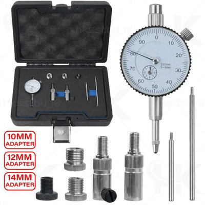 Tdc Dial Indicator Timing Gauge For Motorcycle Ignition AdjustmentWith Adapter from B&Q