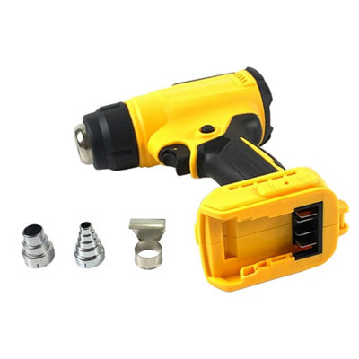 B&Q Cordless Hot Air Gun For Dewalt 18V/20V Electric Heat Gun W/ Lcd Digital Display