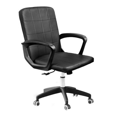 Adjustable Height Ergonomic Swivel Computer Chair from B&Q