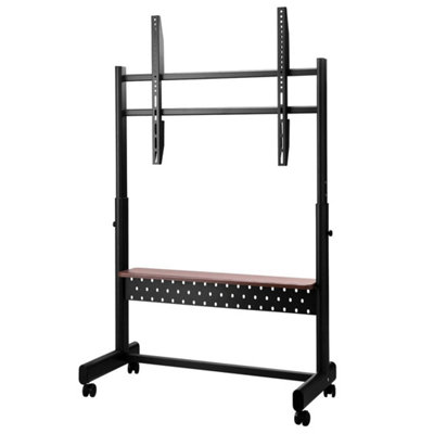  - Mobile Tv Stand With Wheels For 55-100 Inch ScreensSupports 205 Lbs