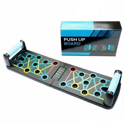 24 In 1 Push Up Board Foldable Multifunctional Portable Home Gym Workout Fitness from B&Q