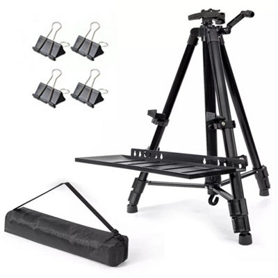  - Art Easel Stand For Painting Adjustable 50-155Cm Folding Tripod Display Ease