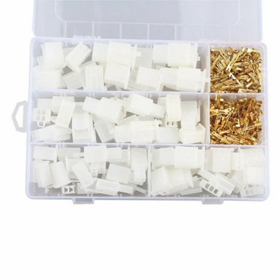 380Pcs 2.8mm 2-6Pin Auto Motorcycle Wire Terminal Connectors from B&Q
