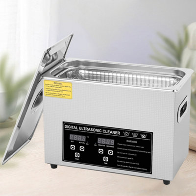 Digital Ultrasonic Cleaner Ultra Sonic Bath Cleaning Tank Timer Heater from B&Q
