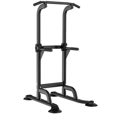 Power Tower Pull Up Dip Station Knee Raise Press Ups Gym Workout from B&Q