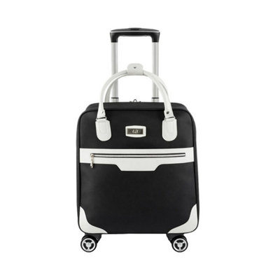 Rolling Travel Bag Foldable Duffle With Telescopic Handle Carry On LuggageS from B&Q