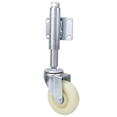 1Pc 200Kg /440Lbs Load Capacity 4In Gate Wheel Heavy Duty Spring Loaded Caster