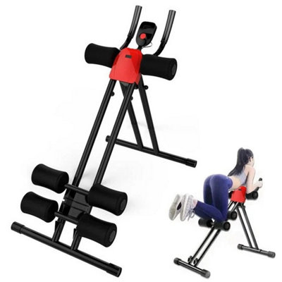 Abdominal Exercise Machine Ab Cruncher Trainer Body Shaper Equipment Trainer Gym from B&Q