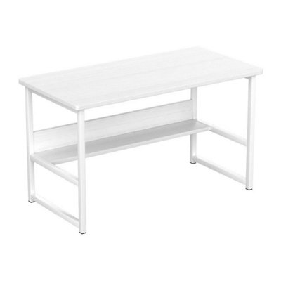  - White Compact Computer Desk 80Cm For Small Spaces Home Office Simple Desk