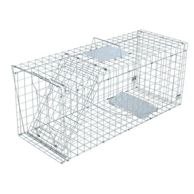 Animal Traps Cage For Squirrel Possum  Kitten Mink Humane Rat Trap Catch from B&Q