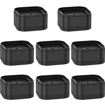 16 Pcs Stackable Furniture Leg Lift Bed Chair Raising Blocks Bed Risers