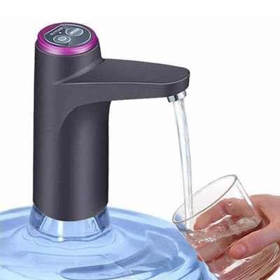 Electric Water Bottle Pump Usb Rechargeable Water Dispenser from B&Q