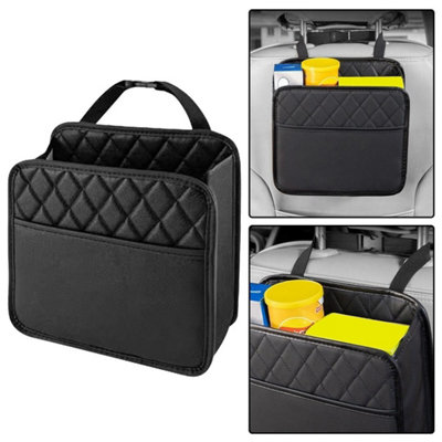Car Seat Back Storage Bag Multi-Pocket Hanging Organizer Holder from B&Q