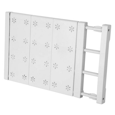 48-80Cm Adjustable Extendable Closet Cupboard Storage Organizer Shelf Divider Rack from B&Q