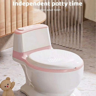  - Pink Non-Slip Toddler Toilet Training Seat Safe Potty Trainer
