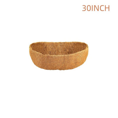  - 30 Natural Coconut Hanging Basket Liner Moulded Coconut Fibre New