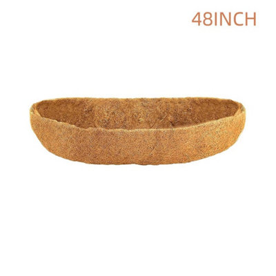  - 48 Natural Coconut Hanging Basket Liner Moulded Coconut Fibre New