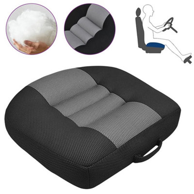 Adult Car Booster Seat Heightening Boost Mat Driving Cushion from B&Q