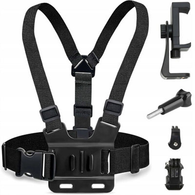 Chest Mount Harness Strap Phone Holder Action Camera Pov Mobile from B&Q