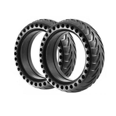 2Pcs 8.5 Inch Solid Anti-Puncture Tyres For Xiaomi Mijia M365 Scooter from B&Q