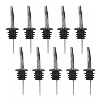10 Stainless Steel Oil Wine Pour Spout Stoppers from B&Q