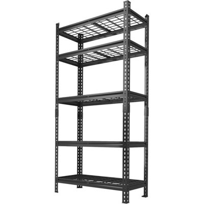 5 Tier Racking Shelf Heavy Duty Garage Shelving Storage Shelves from B&Q