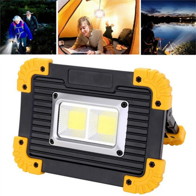 Usb Rechargeable Cob Work Light 3 Modes Emergency Lamp from B&Q