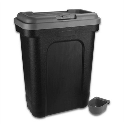 Grey Stackable Pet Food Storage Container
