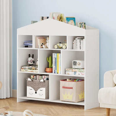  - Toy Storage Cubes Bookshelf Bookcase Rack Playroom Shelves Cabinet