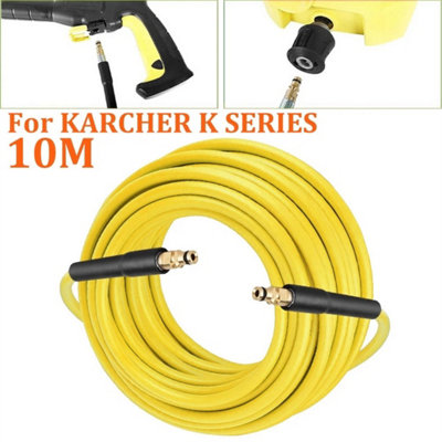 10M Yellow Anti-Kink Pressure Washer Hose For Karcher K Series from B&Q