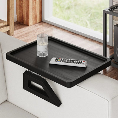 Sofa Arm Tray Organizer Remote Snacks Drink Cup Holder Couch Armrest from B&Q