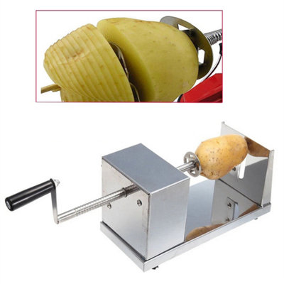 Spiral Slicer Fruit Twister Chip Cutter Kitchen Potatoes Cutter from B&Q