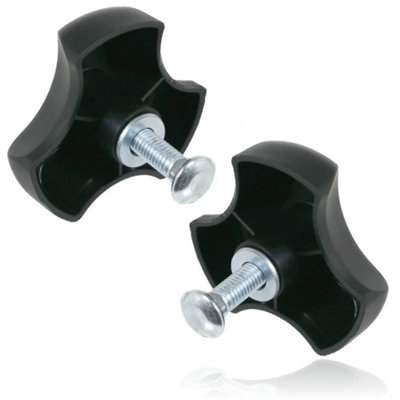 Lawnmower Handle Wing Nut And Bolt M8 Screw Fit Mountfield X 2 from B&Q