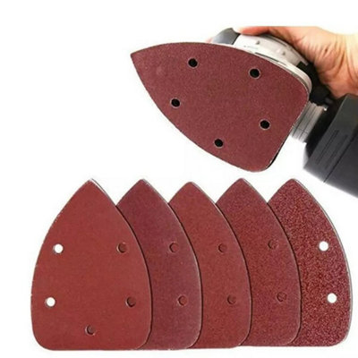 60X Mixed Mouse Sanding Sheets For Black And Decker Palm Sander Pads Sandpaper