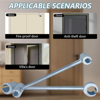 14 And 23 Door Hinge Adjustment Tool Hinge Gap Adjusting Wrench from B&Q